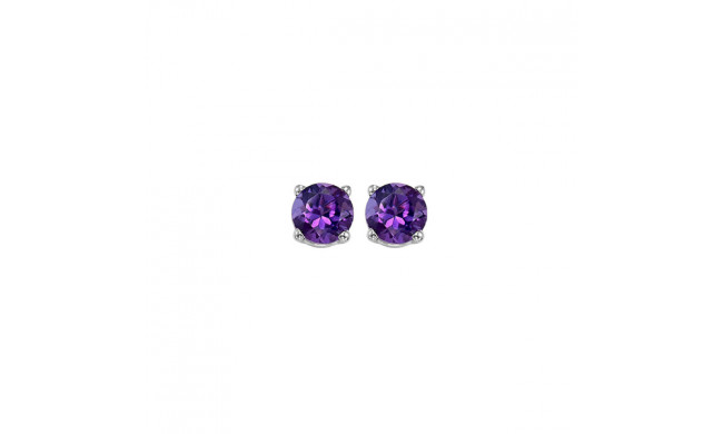 Gems One 14Kt White Gold Amethyst (7/8 Ctw) Earring - EMR45-4W