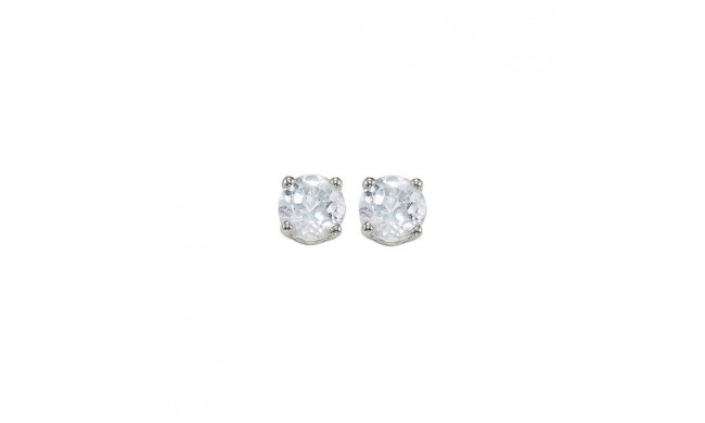 Gems One 14Kt White Gold White Topaz (7/8 Ctw) Earring - EWR45-4W