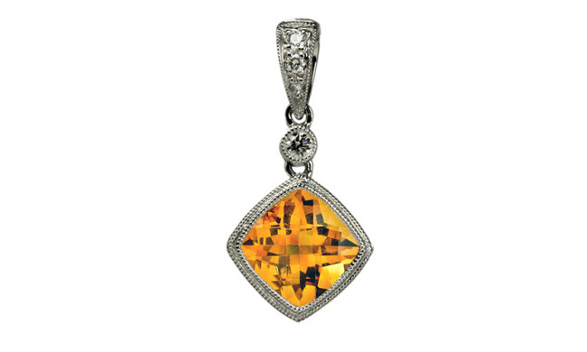 Stanton Color 14k Gold Citrine Pendant