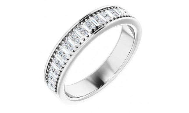 14K White 1/3 CTW Diamond Anniversary Band - 123300600P