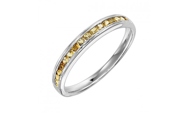 Gems One 10Kt White Gold Citrine (1/3 Ctw) Ring - FR1222-1W