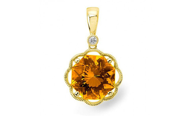 Stanton Color 14k Gold Citrine Pendant