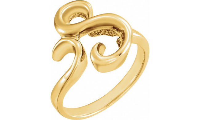 14K Yellow Freeform Ring - 5808122618P