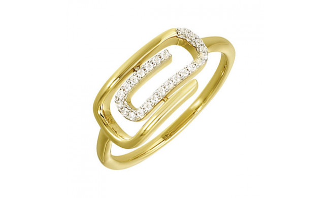 Gems One 10Kt Yellow Gold Diamond (1/10 Ctw) Ring - RG11382-1YSC