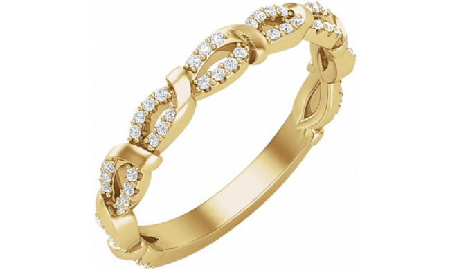 14K Yellow 1/5 CTW Diamond Anniversary Band - 653591600P