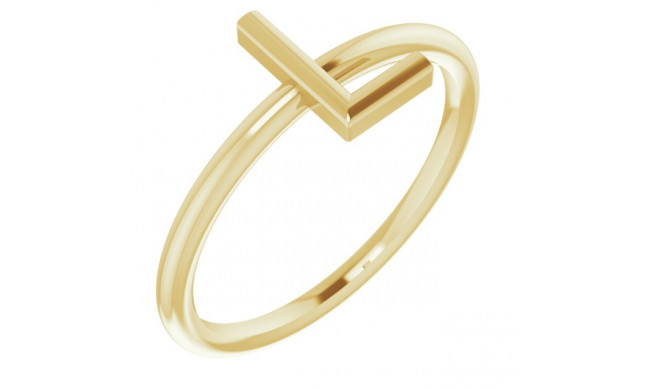 14K Yellow Initial L Ring - 51895168P