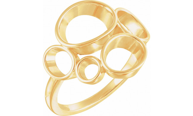 14K Yellow Freeform Ring - 50868101P