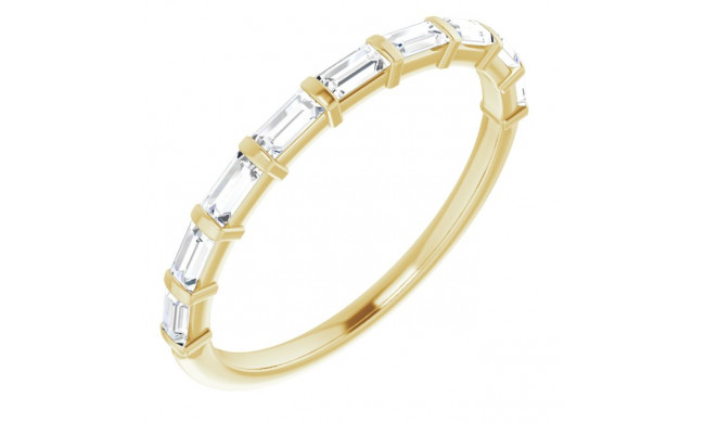 14K Yellow 1/3 CTW Diamond Anniversary Band - 1236756066P