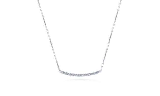 Gabriel & Co. 14k White Gold Lusso Diamond Necklace - NK4273W45JJ