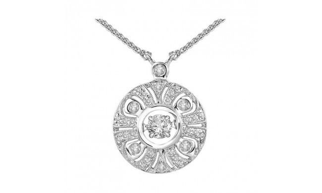 Gems One 14KT White Gold & Diamonds Stunning Neckwear Pendant - 1-1/4 ctw - ROL1041-4WCBL