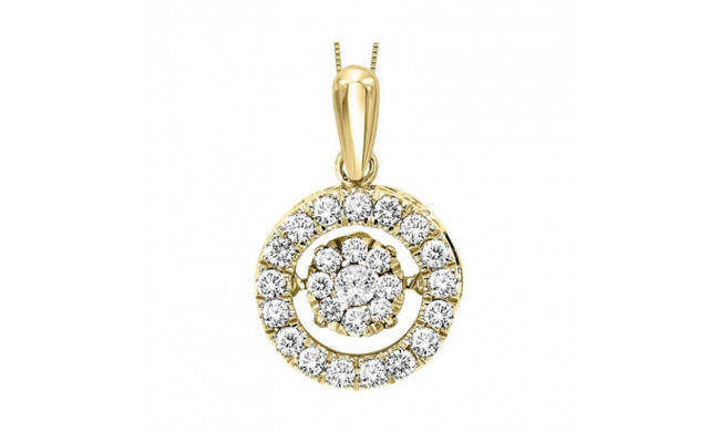 Gems One 10KT Yellow Gold & Diamond Rhythm Of Love Neckwear Pendant  - 1/2 ctw - ROL1027-1YC