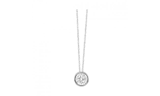 Gems One 14Kt White Gold Diamond (1/6Ctw) Pendant - PD10728-4WD
