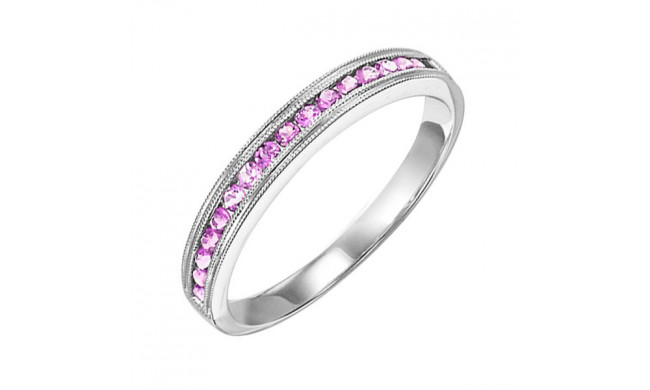 Gems One 10Kt White Gold Pink Sapphire (1/3 Ctw) Ring - FR1031-1W