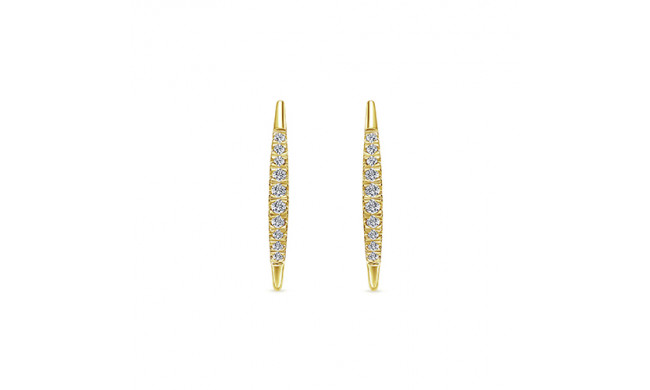 Gabriel & Co. 14k Yellow Gold Kaslique Diamond Drop Earrings - EG13084Y45JJ