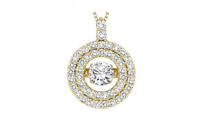 Gems One 14KT Yellow Gold & Diamond Rhythm Of Love Neckwear Pendant  - 1 ctw - ROL1135-4YC