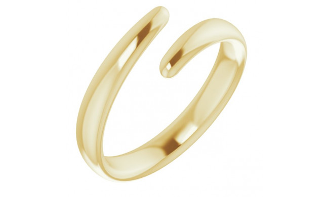 14K Yellow Bypass Ring - 51629102P