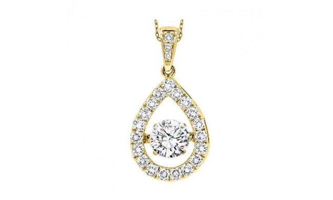 Gems One 14KT Yellow Gold & Diamond Rhythm Of Love Neckwear Pendant    - 1 ctw - ROL1145-4YC