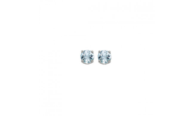 Gems One 14Kt White Gold Aquamarine (1/2 Ctw) Earring - EAR40-4W