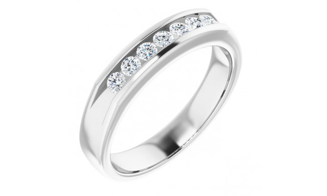 14K White 3/8 CTW Diamond Ring - 124205603P