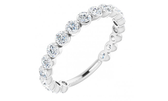 Platinum 1 1/6 CTW Diamond Anniversary Band - 123013608P