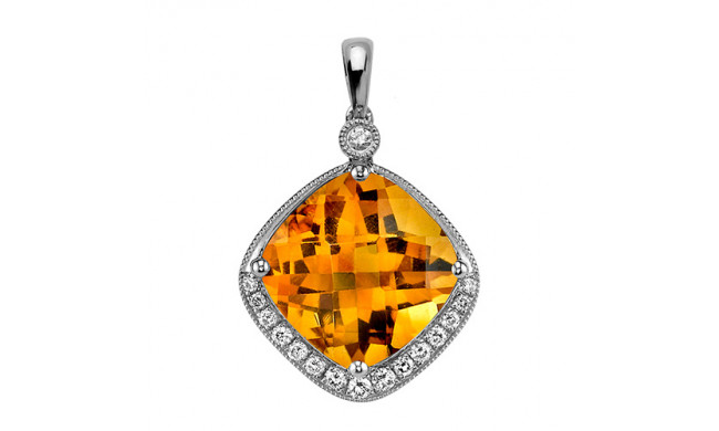 Stanton Color 14k Gold Citrine Pendant