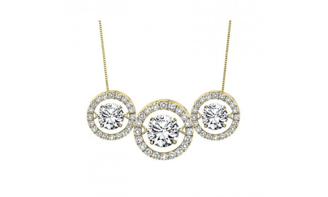 Gems One 14KT Yellow Gold & Diamond Rhythm Of Love Neckwear Pendant  - 1 ctw - ROL1091-4YC