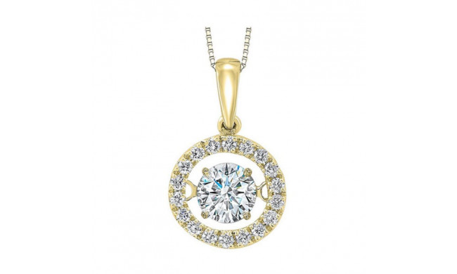 Gems One 14KT Yellow Gold & Diamond Rhythm Of Love Neckwear Pendant   - 1 ctw - ROL1040-4YC