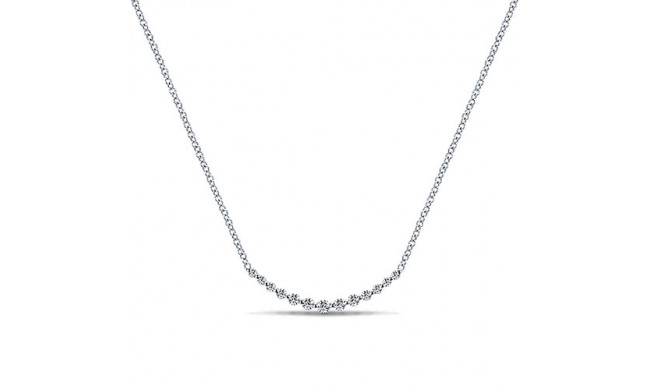 Gabriel & Co. 14k White Gold Lusso Diamond Necklace - NK4942W45JJ