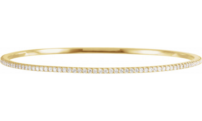 14K Yellow 2 CTW Diamond Stackable Bangle 8 Bracelet - 67337101P