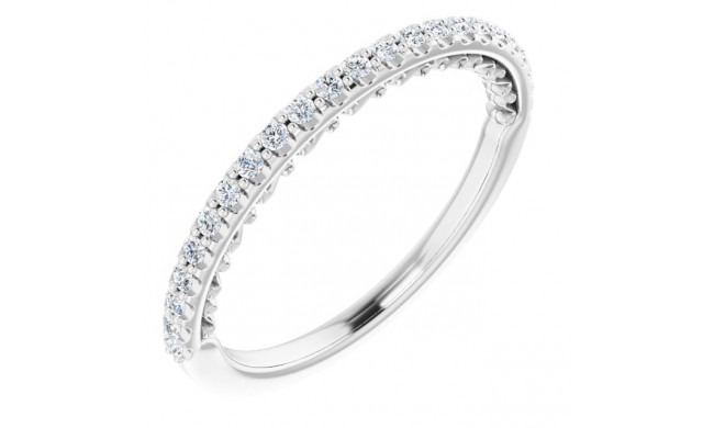 14K White 1/5 CTW Diamond Anniversary Band - 122944600P