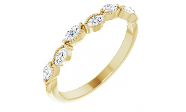 14K Yellow 1/3 CTW Diamond Anniversary Band - 123865601P