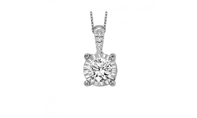Gems One 14Kt White Gold Diamond (1/3Ctw) Pendant - FP1425/30-4WC