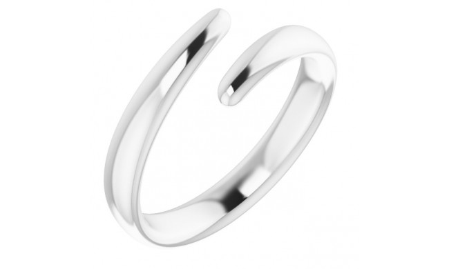 14K White Bypass Ring - 51629101P