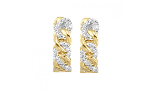 Gems One 14Kt Yellow Gold Diamond (1/6Ctw) Earring - ER10653-4YC