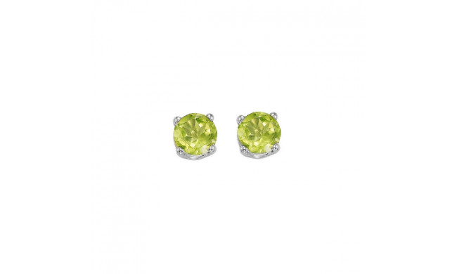 Gems One 14Kt White Gold Peridot (1 Ctw) Earring - EDR50-4W