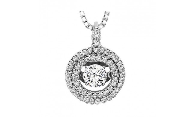 Gems One 14KT White Gold & Diamonds Stunning Neckwear Pendant - 1 ctw - ROL1137-4WCT