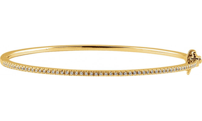 14K Yellow 1/2 CTW Diamond Pavu00e9' 7 Bracelet - 65160760001P