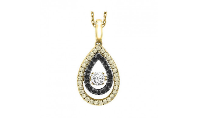 Gems One 14KT Yellow Gold & Diamonds Stunning Neckwear Pendant - 3/8 ctw - ROL1017-4YCBK
