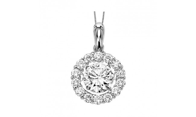 Gems One 14KT White Gold & Diamond Rhythm Of Love Neckwear Pendant  - 1-1/3 ctw - ROL1249-4WC