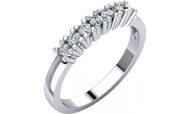 14K White 1/4 CTW Diamond Anniversary Band - 68195128532P
