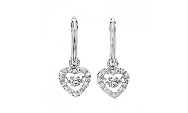 Gems One 14KT White Gold & Diamonds Stunning Fashion Earrings - 1/10 ctw - ROL1022-4WBKM