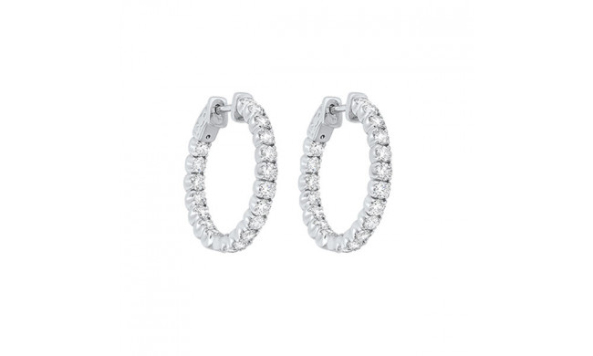 Gems One 14Kt White Gold Diamond (3Ctw) Earring - FE1187-4WC