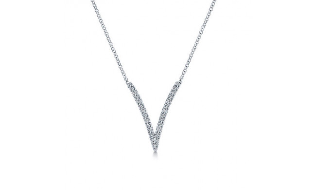 Gabriel & Co. 14k White Gold Kaslique Diamond Necklace - NK4720W45JJ