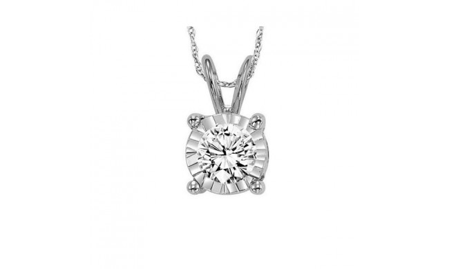 Gems One 14Kt White Gold Diamond (1/3Ctw) Pendant - FP1420/33-4WC