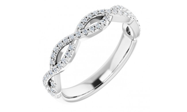 14K White 1/5 CTW Diamond Anniversary Band - 123104600P