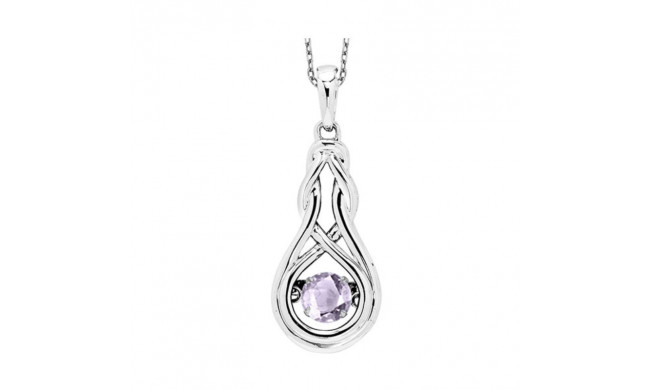 Gems One Silver (SLV 995) Rhythm Of Love Neckwear Pendant - ROL1238CSYAL