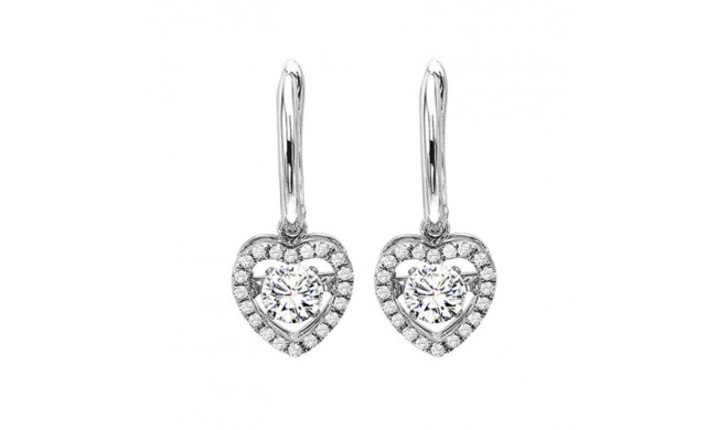 Gems One 14KT White Gold & Diamond Rhythm Of Love Fashion Earrings  - 3/4 ctw - ROL1016-4WC