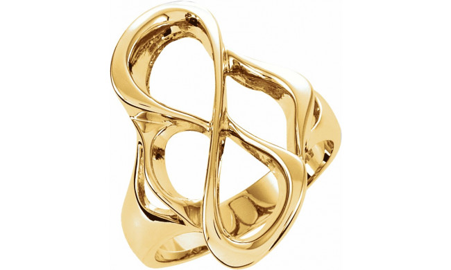 14K Yellow Freeform Ring - 553337238P