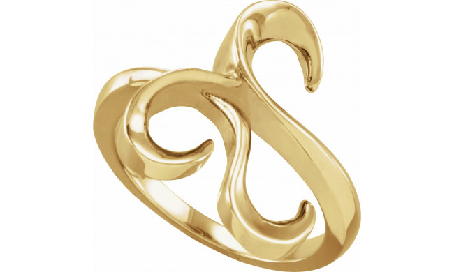 14K Yellow Freeform Ring - 5897123721P