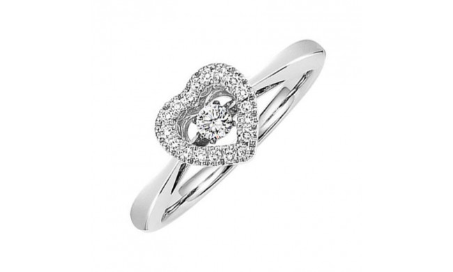 Gems One 10KT White Gold & Diamond Rhythm Of Love Fashion Ring  - 1/5 ctw - ROL1179-1WC